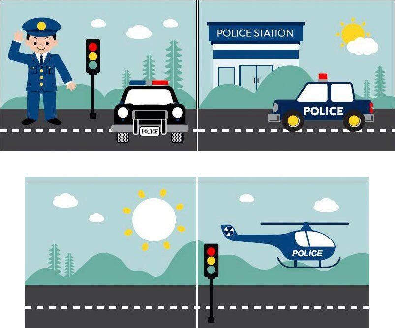 Vipack Speelbed Pino massief dennenhout met lattenbodem en textielset gemaakt in Europa - Foto 2