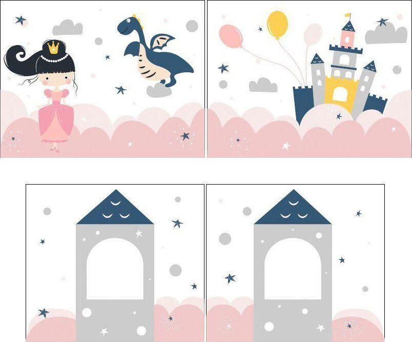 Vipack Speelbed Pino massief dennenhout met lattenbodem en textielset gemaakt in Europa - Foto 3