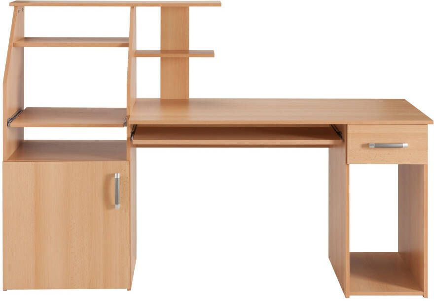 VOGL Möbelfabrik Bureau Don met uittrekplank voor het toetsenbord made in germany - Foto 12
