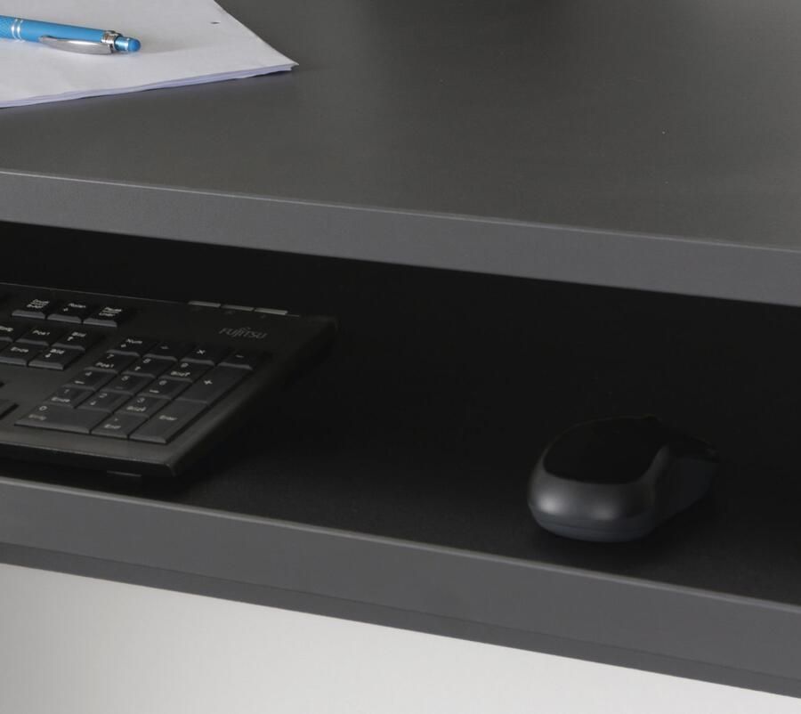 VOGL Möbelfabrik Bureau Barrie met 2-kleurige toetsenbordlade in 2 breedtes 2 5 cm tafelbladdikte made in germany - Foto 3