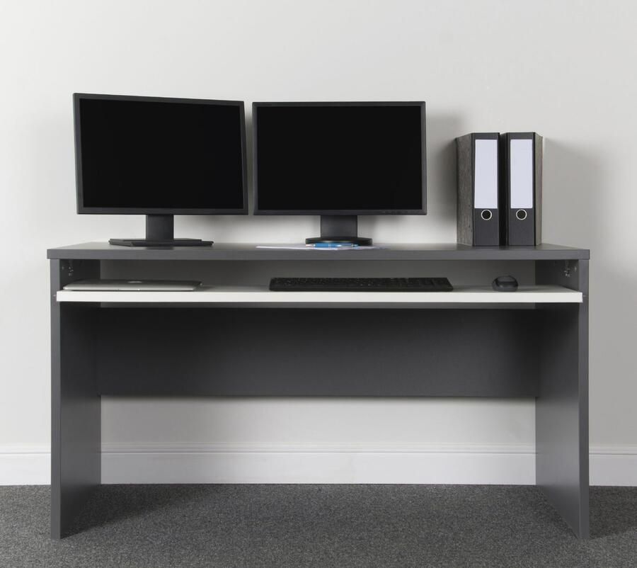 VOGL Möbelfabrik Bureau Barrie met 2-kleurige toetsenbordlade in 2 breedtes 2 5 cm tafelbladdikte made in germany - Foto 6