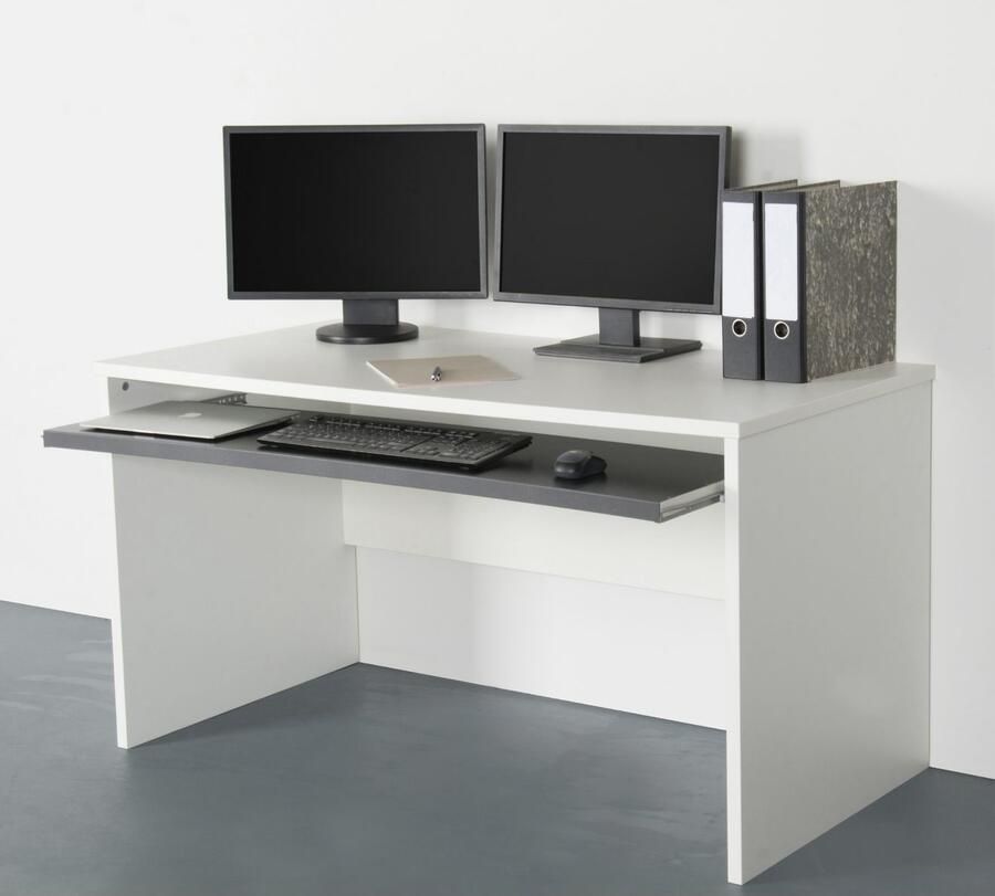VOGL Möbelfabrik Bureau Barrie met 2-kleurige toetsenbordlade in 2 breedtes 2 5 cm tafelbladdikte made in germany - Foto 4