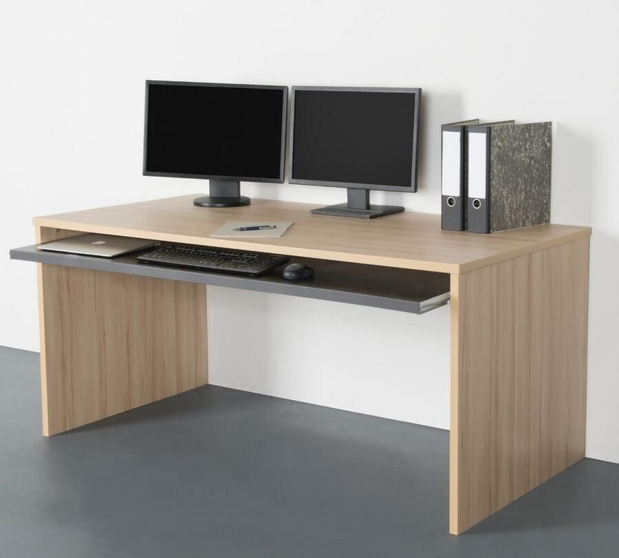 VOGL Möbelfabrik Bureau Barrie met 2-kleurige toetsenbordlade in 2 breedtes 2 5 cm tafelbladdikte made in germany - Foto 4
