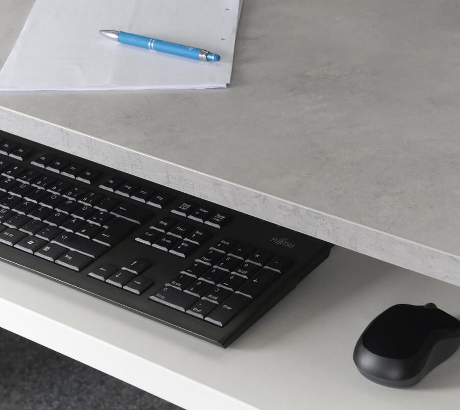 VOGL Möbelfabrik Bureau Barrie met 2-kleurige toetsenbordlade in 2 breedtes 2 5 cm tafelbladdikte made in germany - Foto 2