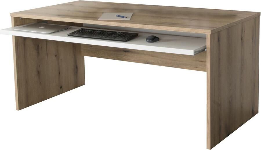 VOGL Möbelfabrik Bureau Barrie met 2-kleurige toetsenbordlade in 2 breedtes 2 5 cm tafelbladdikte made in germany