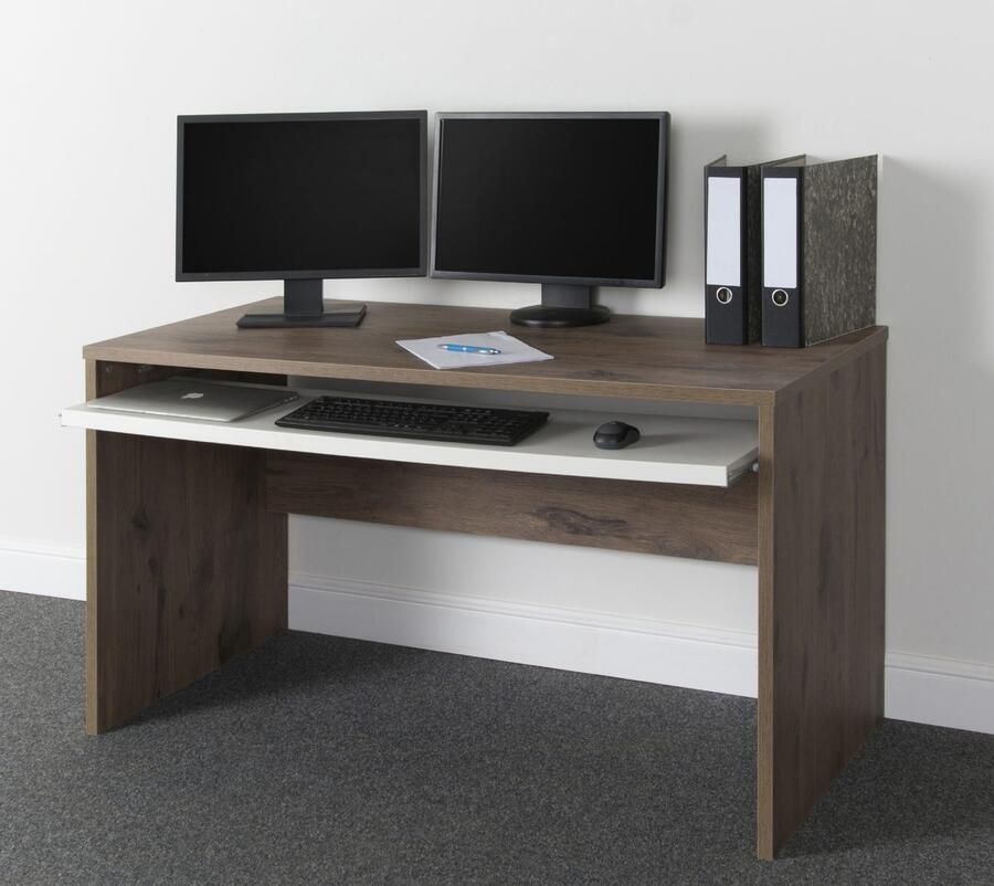 VOGL Möbelfabrik Bureau Barrie met 2-kleurige toetsenbordlade in 2 breedtes 2 5 cm tafelbladdikte made in germany - Foto 4