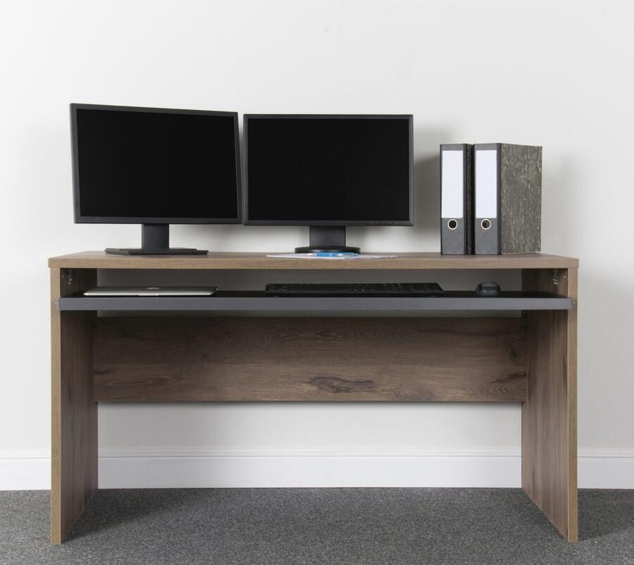VOGL Möbelfabrik Bureau Barrie met 2-kleurige toetsenbordlade in 2 breedtes 2 5 cm tafelbladdikte made in germany - Foto 5