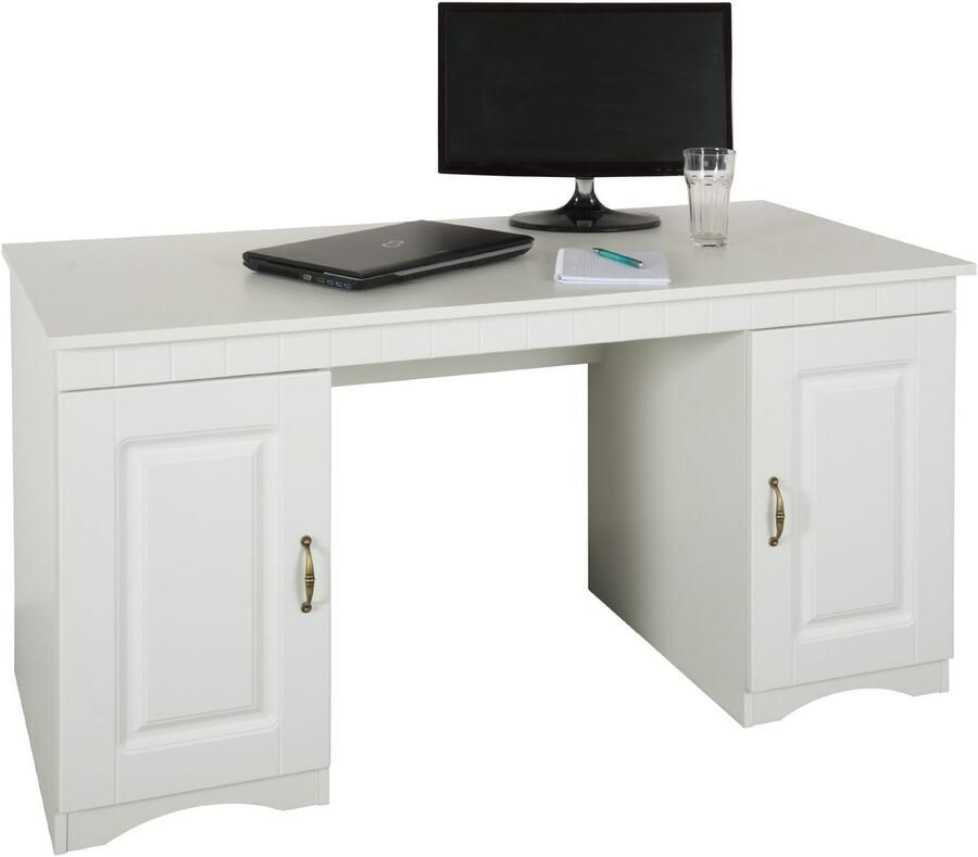 VOGL Möbelfabrik Bureau HANS in landelijke stijl keuze uit laden of deur breedte 137 cm made in germany