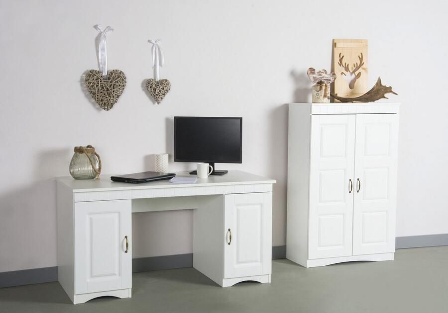 VOGL Möbelfabrik Bureau HANS in landelijke stijl keuze uit laden of deur breedte 137 cm made in germany - Foto 7