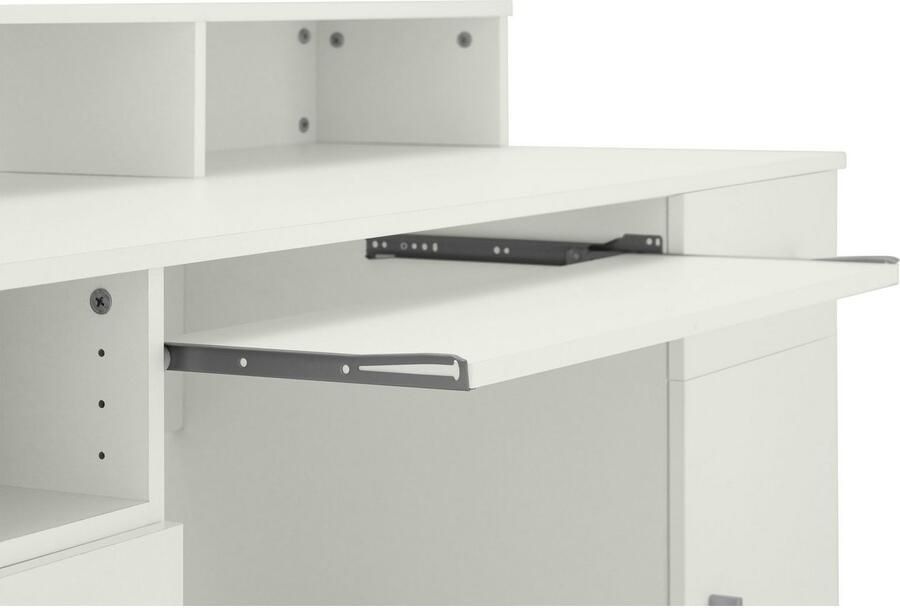 VOGL Möbelfabrik Bureau Timra met monitoropzetstuk toetsenbordlade & towercompartiment - Foto 5