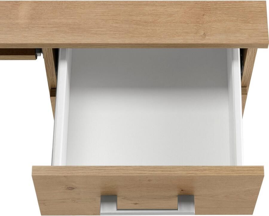 VOGL Möbelfabrik Bureau Timra met monitoropzetstuk toetsenbordlade & towercompartiment - Foto 5