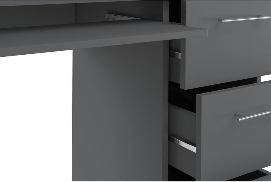 VOGL Möbelfabrik Bureau Tobi optioneel met toetsenborduitrekking met 3 lades breedte 115 cm made in germany - Foto 6