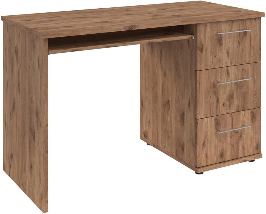 VOGL Möbelfabrik Bureau Tobi optioneel met toetsenborduitrekking met 3 lades breedte 115 cm made in germany