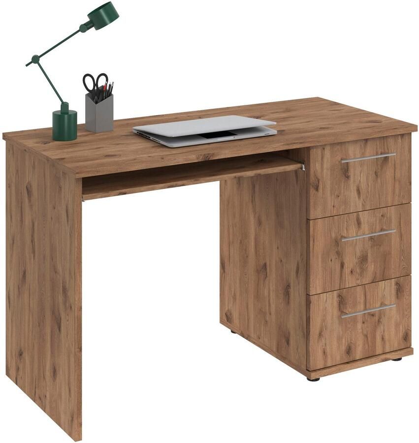 VOGL Möbelfabrik Bureau Tobi optioneel met toetsenborduitrekking met 3 lades breedte 115 cm made in germany - Foto 2