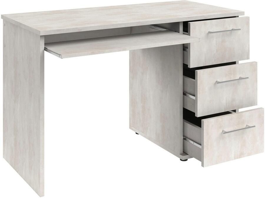 VOGL Möbelfabrik Bureau Tobi optioneel met toetsenborduitrekking met 3 lades breedte 115 cm made in germany - Foto 3