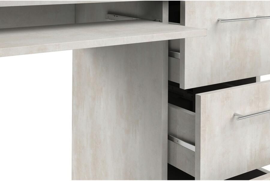 VOGL Möbelfabrik Bureau Tobi optioneel met toetsenborduitrekking met 3 lades breedte 115 cm made in germany - Foto 6