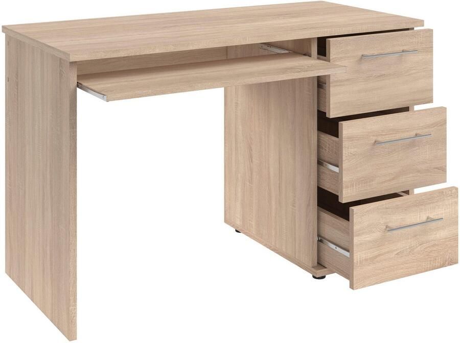 VOGL Möbelfabrik Bureau Tobi optioneel met toetsenborduitrekking met 3 lades breedte 115 cm made in germany - Foto 3