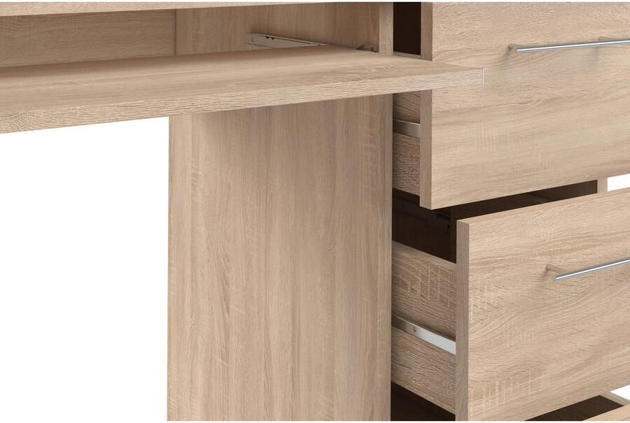 VOGL Möbelfabrik Bureau Tobi optioneel met toetsenborduitrekking met 3 lades breedte 115 cm made in germany - Foto 6