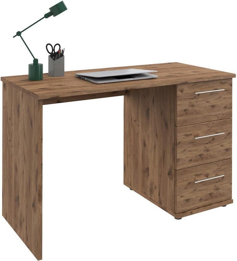 VOGL Möbelfabrik Bureau Tobi optioneel met toetsenborduitrekking met 3 lades breedte 115 cm made in germany - Foto 6
