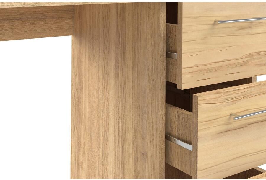 VOGL Möbelfabrik Bureau Tobi optioneel met toetsenborduitrekking met 3 lades breedte 115 cm made in germany - Foto 4