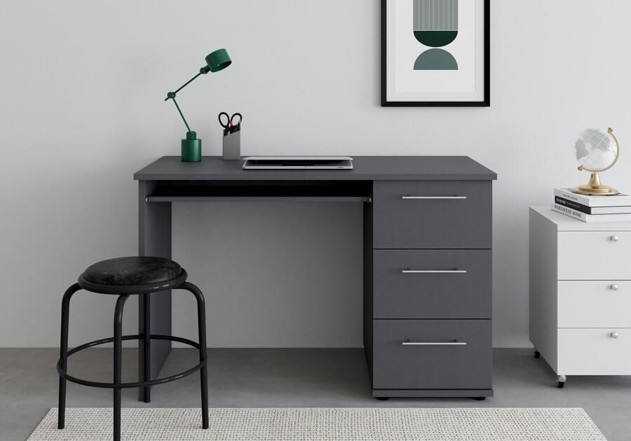 VOGL Möbelfabrik Bureau Tobi optioneel met toetsenborduitrekking met 3 lades breedte 115 cm made in germany - Foto 4
