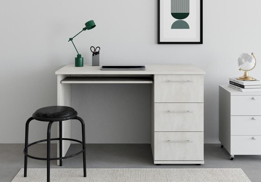 VOGL Möbelfabrik Bureau Tobi optioneel met toetsenborduitrekking met 3 lades breedte 115 cm made in germany - Foto 4