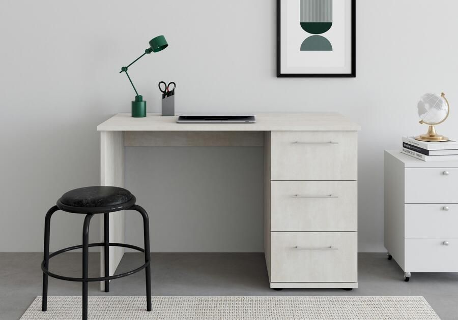 VOGL Möbelfabrik Bureau Tobi optioneel met toetsenborduitrekking met 3 lades breedte 115 cm made in germany - Foto 4