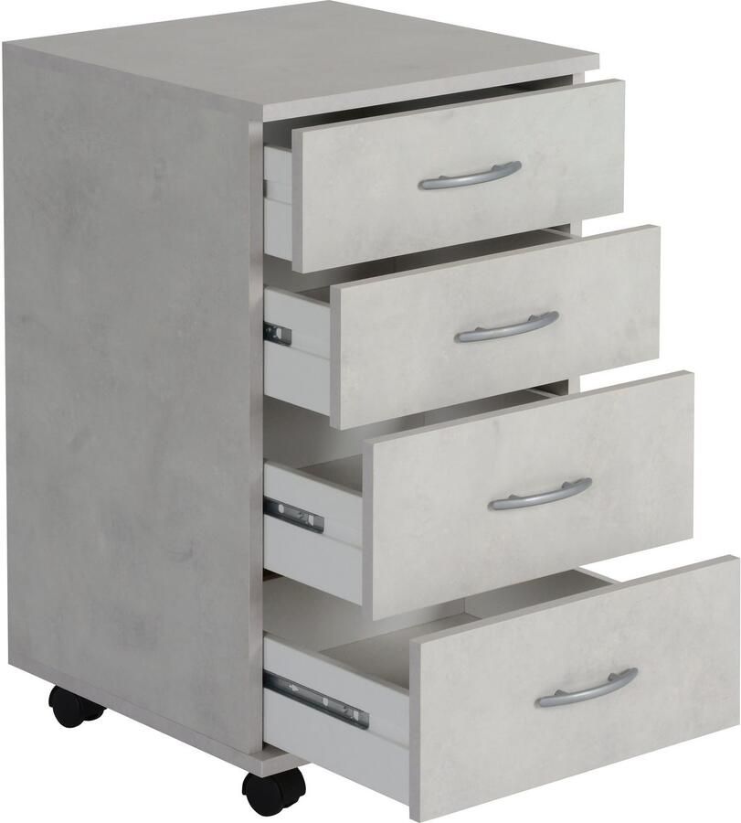 VOGL Möbelfabrik Kastje op wieltjes Barrie Kantoorcontainer verschillende uitvoeringen met laden hoogte 67 cm made in germany (1 stuk) - Foto 2