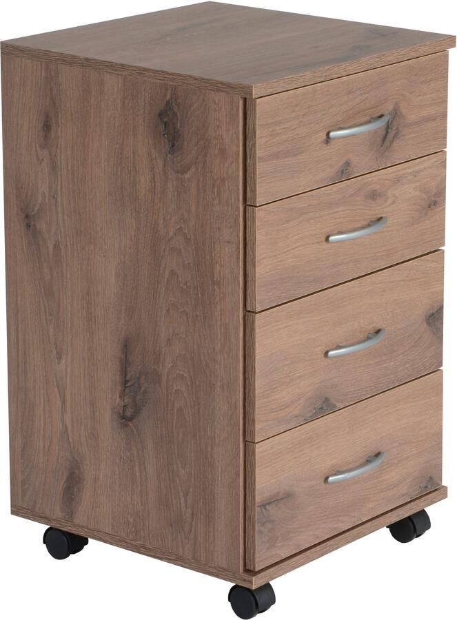 VOGL Möbelfabrik Kastje op wieltjes Barrie Kantoorcontainer verschillende uitvoeringen met laden hoogte 67 cm made in germany (1 stuk) - Foto 1