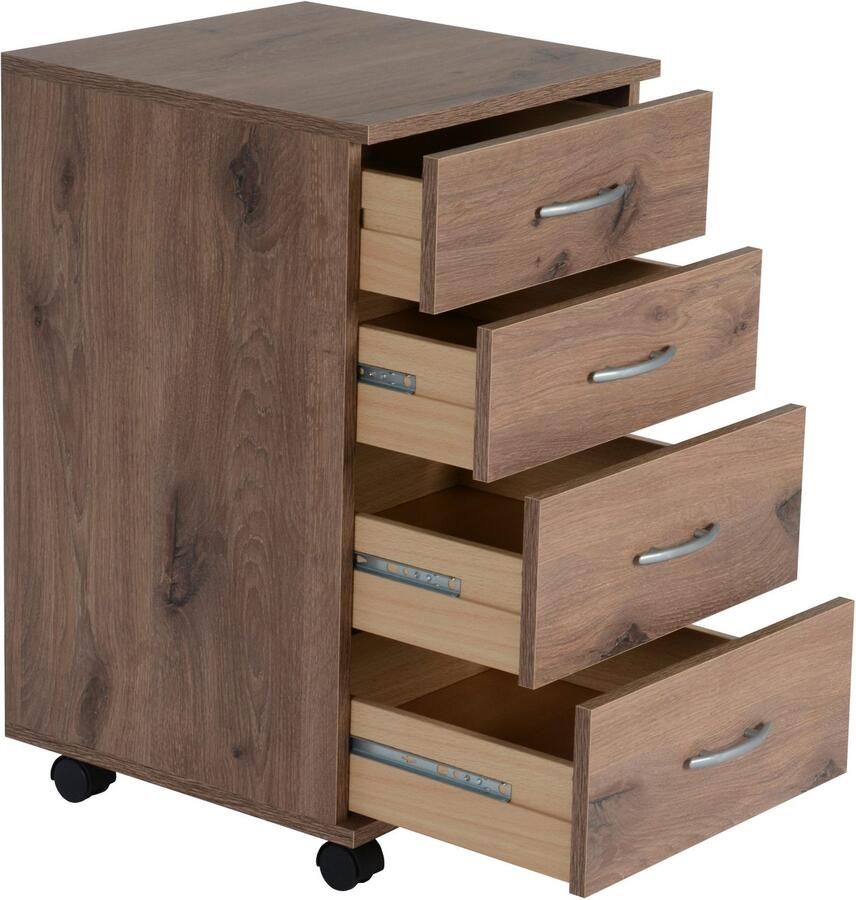 VOGL Möbelfabrik Kastje op wieltjes Barrie Kantoorcontainer verschillende uitvoeringen met laden hoogte 67 cm made in germany (1 stuk) - Foto 2