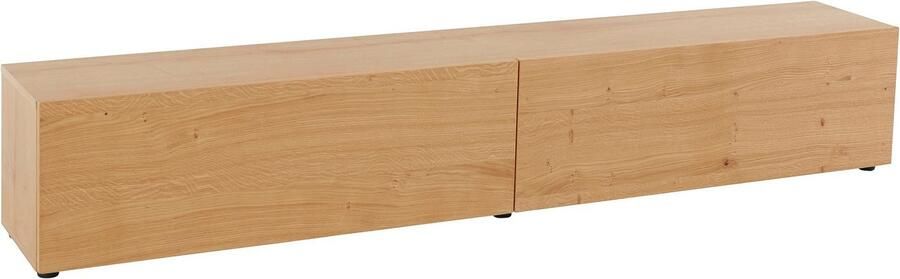 VOGL Möbelfabrik Tv-meubel 1237 Breedte 184 cm hangend en staand front van gefineerd eiken - Foto 6