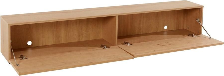 VOGL Möbelfabrik Tv-meubel 1237 Breedte 184 cm hangend en staand front van gefineerd eiken - Foto 5