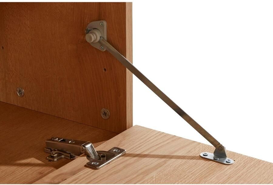 VOGL Möbelfabrik Tv-meubel 1237 Breedte 184 cm hangend en staand front van gefineerd eiken - Foto 3
