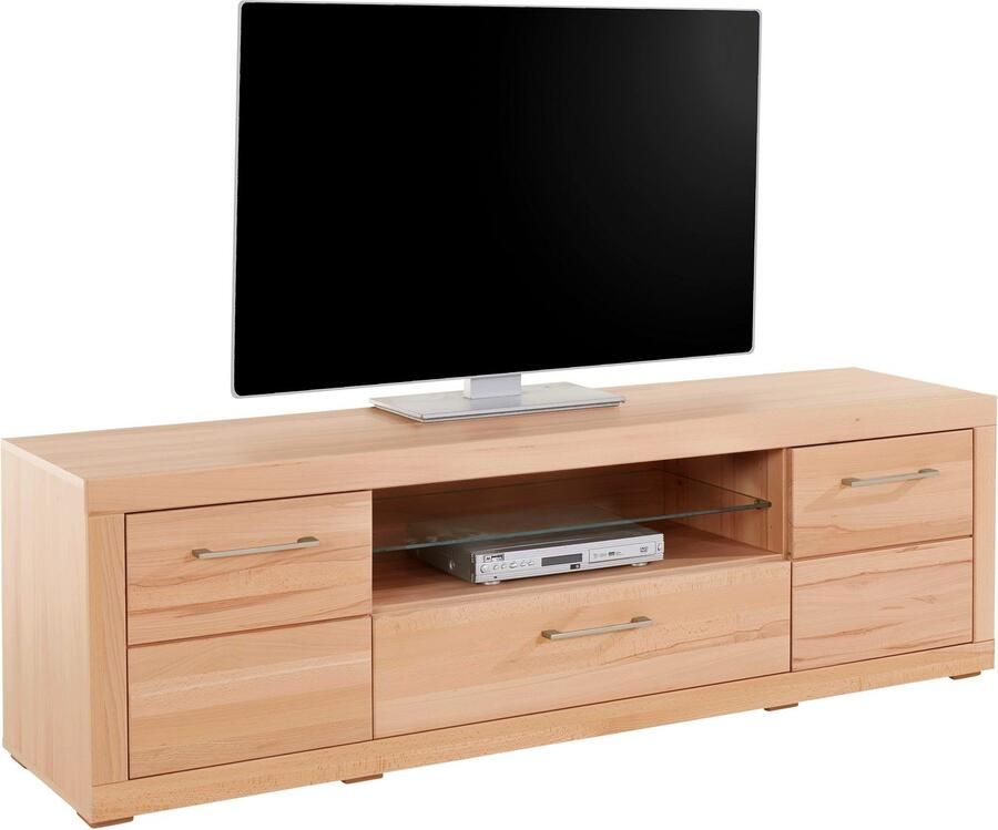 VOGL Möbelfabrik Tv-meubel 1237 Massief houten front breedte ca. 211 cm met soft-close functie - Foto 2
