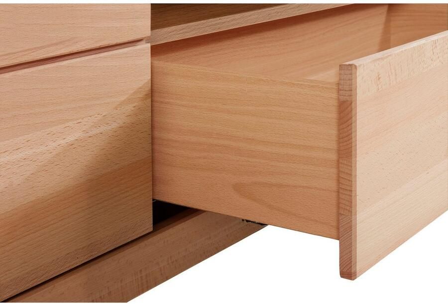 VOGL Möbelfabrik Tv-meubel 1237 Massief houten front breedte ca. 211 cm met soft-close functie - Foto 5