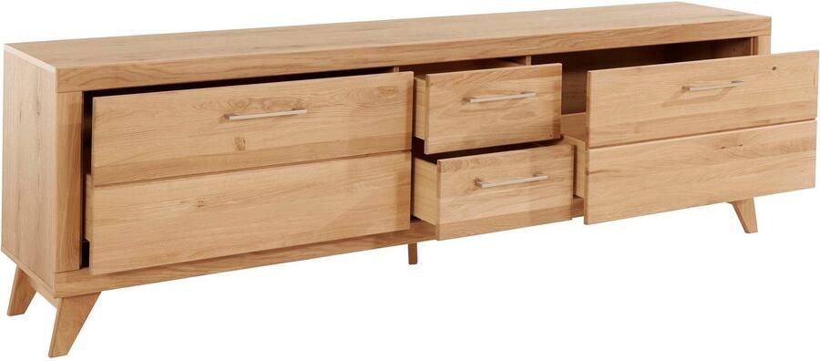 VOGL Möbelfabrik Tv-meubel 1237 Massief houten front breedte ca. 211 cm met soft-close functie - Foto 7