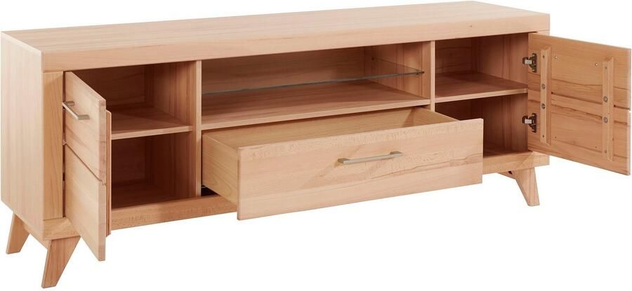 VOGL Möbelfabrik Tv-meubel 1237 Massief houten front breedte ca. 211 cm met soft-close functie - Foto 8