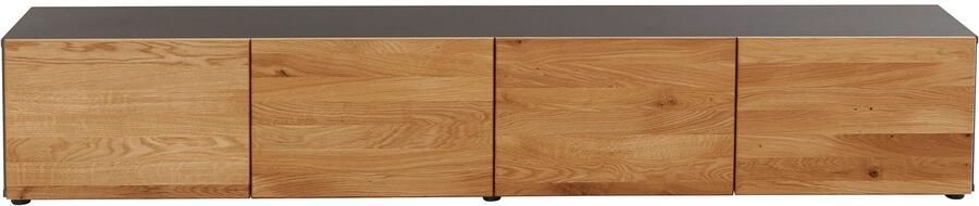 VOGL Möbelfabrik Tv-meubel 1237 Breedte 184 cm hangend en staand front van gefineerd eiken - Foto 6