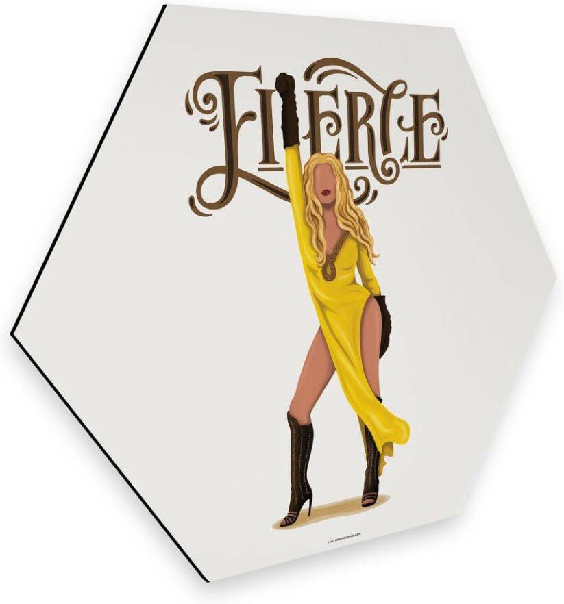 Wall-Art Metalen artprint Popart Beyonce fanartikel (1 stuk) - Foto 4