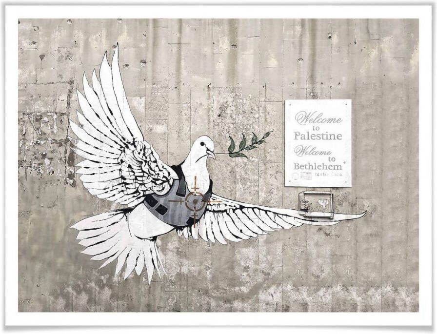 Wall-Art Poster Banksy de vredesduif graffiti (1 stuk) - Foto 5