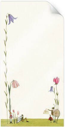 Wall-Art Poster Gebloemde Wonderland bloemen (1 stuk)