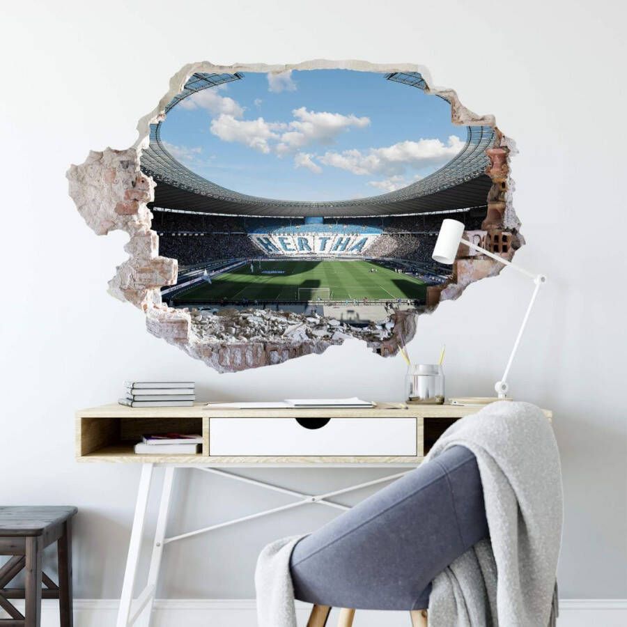 Wall-Art Wandfolie 3D Arena Hertha stadion overdag (1 stuk) - Foto 2