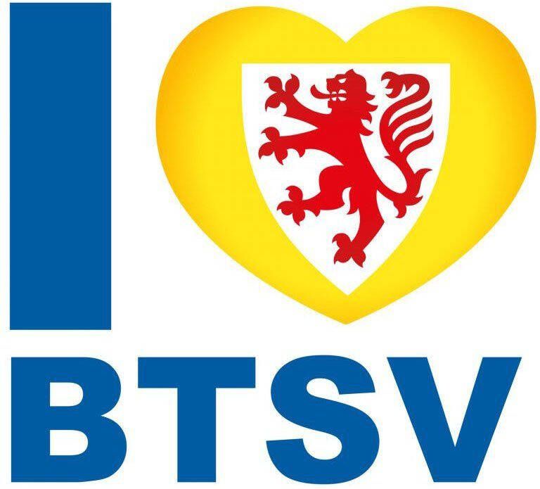 Wall-Art Wandfolie Eintracht Brunswijk I love BTSV (1 stuk) - Foto 2