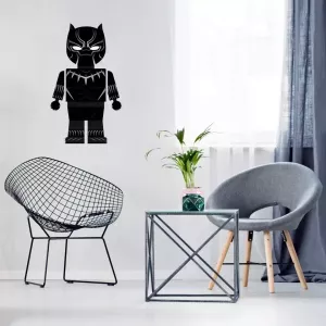 Wall-Art Wandfolie Speelfiguur black panther tattoo (1 stuk)