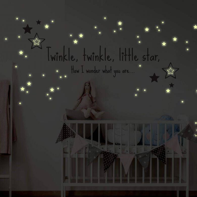 Wall-Art Wandfolie Twinkle little star lichtsterren (1 stuk) - Foto 2