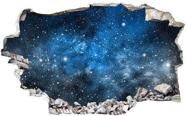Wall-Art Wandfolie Universum sticker 3D ruimte (1 stuk) - Foto 2