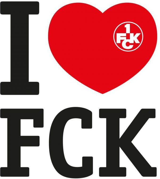 Wall-Art Wandfolie Voetbal fanartikel I love FCK (1 stuk) - Foto 2