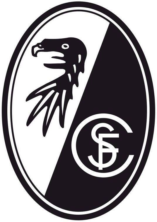 Wall-Art Wandfolie Voetbal SC Freiburg logo zelfklevend verwijderbaar - Foto 2