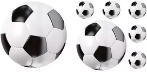 Wall-Art Wandfolie Voetbal set voetballen (1 stuk)