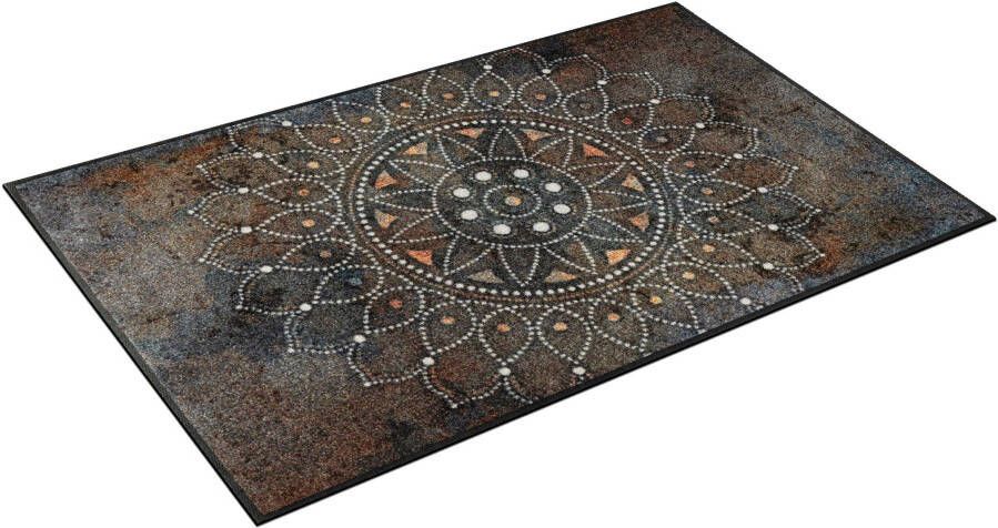 Wash+dry by Kleen-Tex Vloerkleed Madhana Motief mandala antislip geschikt voor binnen en buiten wasbaar - Foto 6